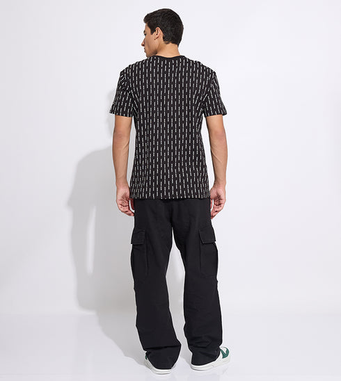 TOMMY HILFIGER ALL OVER PRINTED T-SHIRT